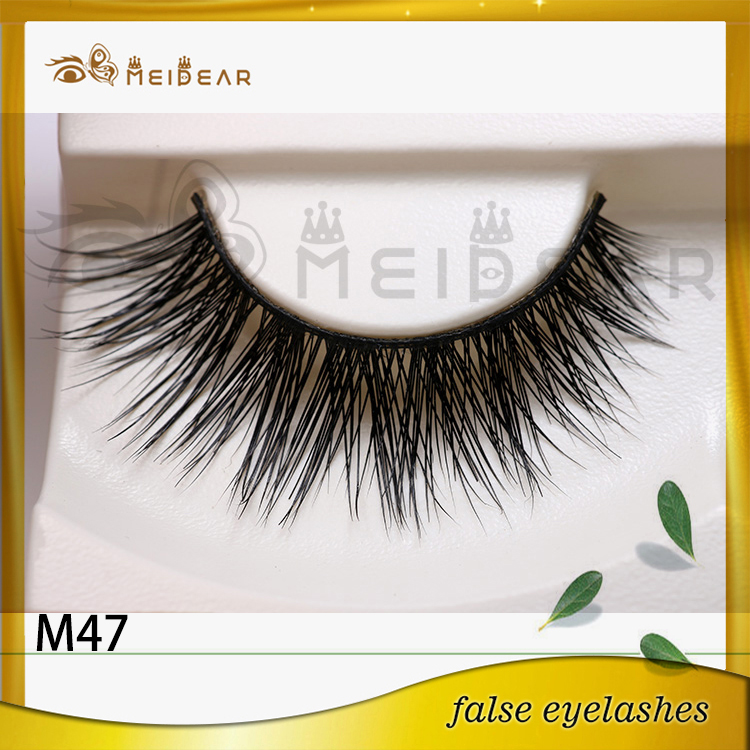 Premium mink eyelashes with custom package 